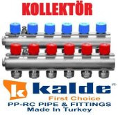 Kalde 1'' İç Dişli Kendinden Vanalı Kollektör 5 Delikli (Tane) - 1