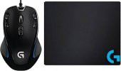 Logitech G300s 2500DPI 9 Tuş Optik Gaming Mouse + Mouse Pad Set - 1