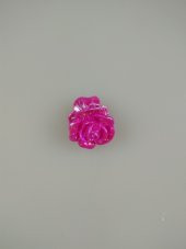 KISKAÇLI MANDAL TOKA RENKLİ GÜL ÇİÇEK 1 ADET 2CM - 2