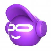 iDance Beat Dude Mini Mor Bluetooth Hoparlör - 1