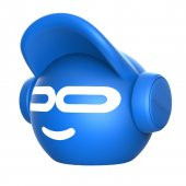 iDance Beat Dude Mini Mavi Bluetooth Hoparlör - 1