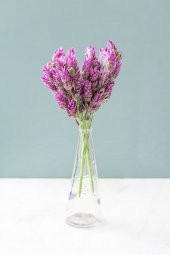 1Adet Pembe Lavandula Yapay Akdeniz Çiçek thumbnail 2
