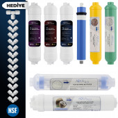 Kapalı Kasa Su Arıtma Cihazı 8li Filtresi Set - 1