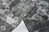 Siyah Renk Yıkanabilir İnce Yazlık Kilim - HS82104 - 3