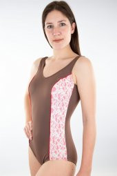 Akbeniz Desenli Kahve Mayo   25363 - 1