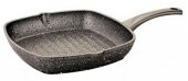 OMS Granit Grill Tava 28x28 CM Gri 3212000728GRİ - 1