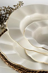 Küthya Porselen Milenda 24 Parça Yemek Takımı thumbnail 1