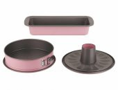 TANTİTONİ PEMBE RENKLİ 3LÜ KEK KALIBI SETİ - 1