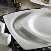 Kütahya Porselen Bone Mare 62 Parça 9559 Desenli Yemek Takımı - 1