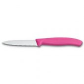Victorinox 8Cm Soyma Bıçağı (Testere Ağızlı) Pembe - 1