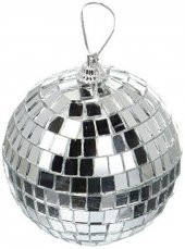 DİSKO TOPU ÇAM SÜSÜ 3CM 6LI - 1