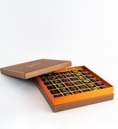 Liva Bronz Taba Dolgulu Çikolata Kutu Büyük - 1