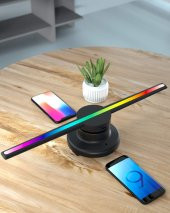 3D HOLOGRAM AD LED FAN HOLOGRAM REKLAM CİHAZI - 1