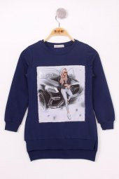 Toontoy Kız Çocuk Sweatshirt Kız Baskılı - 5