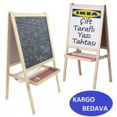 IKEA Mala Yazı Resim Çizim Tahtası Çift Taraflı Ayaklı Şövale - AYNI GÜN GÖNDERİ - KARGO BEDAVA - 2