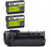 Nikon D7200, D7100 İçin Ayex AX-D7100 Battery Grip + 2 Adet EN-EL15B Batarya - 1
