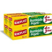 Koroplast Buzdolabı Poşeti 24x38 Orta Boy 3+1 80li - 2