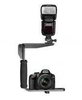 Flash Bracket, U Şekli Flaş Dirseği, Flaş Uzatma Kolu - 7