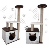 Küp Yuvalı Kedi Tırmalama Alanı ve Evi - 1