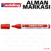 30 ADET (ALMAN EDDİNG) BEYAZ TAHTA KALEMİ KIRMIZI SİYAH MAVİ - 12
