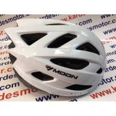 Moon Kask(Beyaz)LUysal Bisiklet - 1