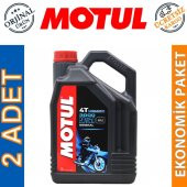 Motul 3000 20W-50 4T 4 Lt 4 Zamanlı Motosiklet Motor Yağı (2 Adet) - 1