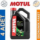 Motul 5100 10W-50 4T 4 Lt 4 Zamanlı Motosiklet Motor Yağı (4 Adet) thumbnail 1