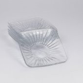 Paşabahçe Kare Çay Tabağı Gravürlü 6 lı - 1