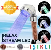 Relax Stream Led Işıklı %50 Su Tasarruflu Duş Başlığı - Kokulu ve Arıtmalı Duş Başlığı - 3 Adet - 2
