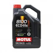 Motul 8100 Eco-Lite 0W-20 5 Lt Tam Sentetik Motor Yağı - 1