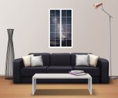 Pencere, Yıldızlı Gökyüzü, Gece Duvar Sticker - 2