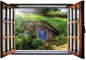 Pencere, Shire, Hobbit Duvar Sticker - 1