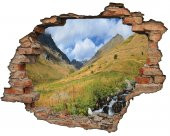 Kırık Tuğla, Dağ, Yayla, Manzara Duvar Sticker - 1