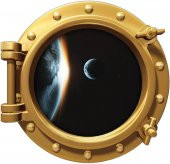 UZAY GEMİSİ, GEZEGEN, UZAY BOŞLUĞU DUVAR STİCKER - 1