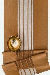 Sütlü Kahve Lazer Kesim Modern Runner - 1