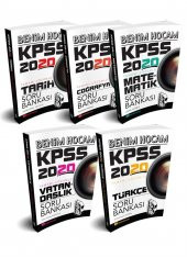 Benim Hocam Yayınları 2020 KPSS GY-GK Tamamı Çözümlü Soru Bankası Seti - 1