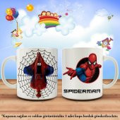 Spiderman - Örümcek Adam Çizgi Film Karakteri Çocuklar İçin Hediyelik Kupa Bardak - 1