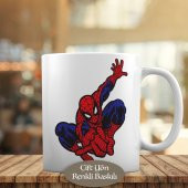 Ağ Atan Örümcek Adam Spiderman Kupa Bardak Hediyelik-s001 - 1