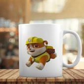 Paw Patrol Sevimli Kahraman Köpek Rubble Kupa Bardak Hediyelik-R1 - 1