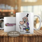 Powerpuff Girls Gözlüklü Başkan Kupa Bardak Hediyelik-GOOD001 - 1