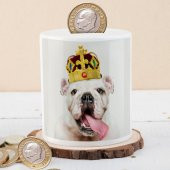 Kral Taçlı Bulldog Para Birikim Kumbarası-53876-74798 - 1
