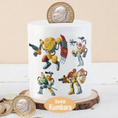 Sarı Savaş Robotları Para Birikim Kumbarası-1441-2671 - 1