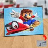 Süper Mario Bros Kırmızı Şapka 99 Parça Puzzle Yapboz Tablo-678 - 1