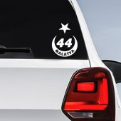 Ay Yıldız Malatya Plakası 44 Sticker, Oto, Araba, Araç, Etiket, Aksesuar - 4