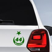 Ay Yıldız Malatya Plakası 44 Sticker, Oto, Araba, Araç, Etiket, Aksesuar - 9