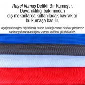 Göğe Bakan Gazi Mustafa Kemal Atatürk - Ay yıldız Türk Bayrağı Poster - Bayrak 100x150 cm - 3