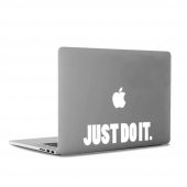 Just Do it. Slogan Dizüstü Laptop, Macbook, ipad Apple, Sticker, Etiket, Çıkartma - 3