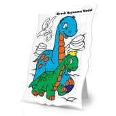 Paten Kayan Ördek Donald Duck Eğitici Boyama Puzzle Tablo Çocuk-540 thumbnail 2