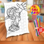 Buzz Işık Yılı Toy Story Eğitici Boyama Puzzle Tablo Çocuk-759 - 1