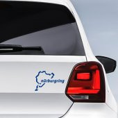 Nürburgring Yarış Pisti Sticker - Araç Oto Araba Etiket, Arma, Aksesuar, Modifiye, Tuning - 6